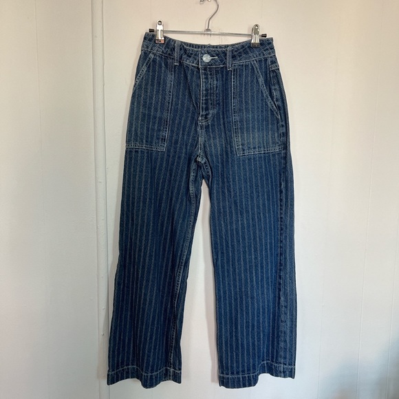 Rachel Antonoff Romeo Railroad Stripe Wide Leg
Pants - Picture 2 of 4